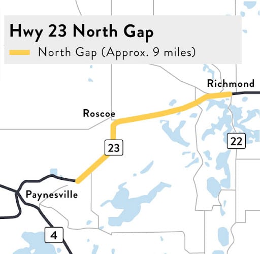 Hwy 23 North Gap 9 Miles