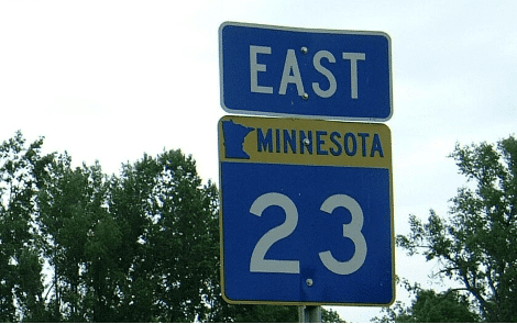 Kandiyohi County Board Support New Highway 23 Project 23 Sign