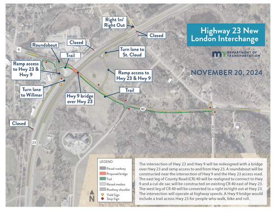 Hwy 23 New London Interchange