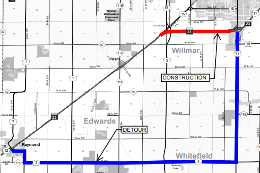 Highway 23 Detour