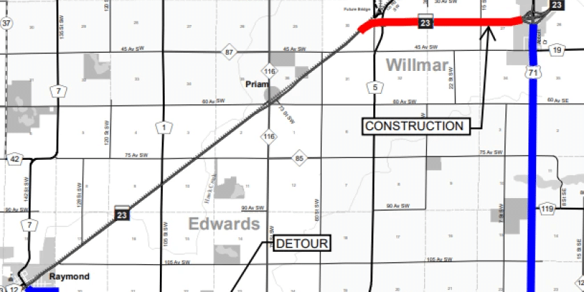 Highway 23 Detour