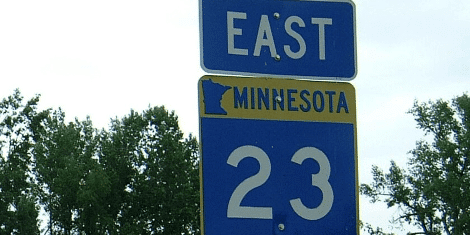 Kandiyohi County Board Support New Highway 23 Project 23 Sign